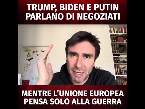 Di Battista – Trump, Biden e Putin parlano di negoziati…  (06.02.25)