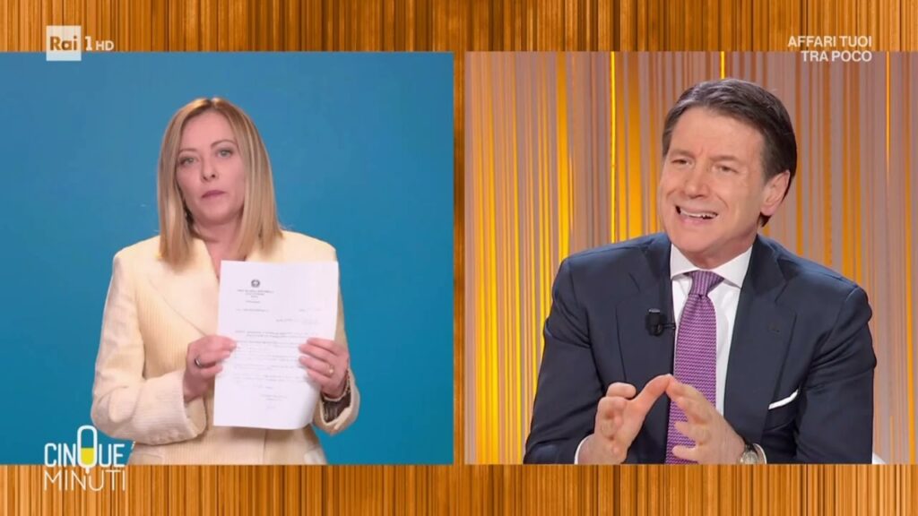 Giuseppe Conte ospite a “Cinque Minuti”, su Rai Uno | 4/2/2025