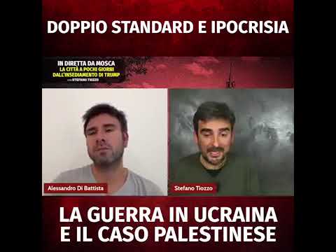 Di Battista –  Doppio standard e ipocrisia: la guerra in Ucraina e il caso palestinese (03.02.25)