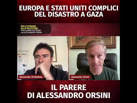 Di Battista – Europa e Stati Uniti complici del disastro a Gaza (29.01.25)