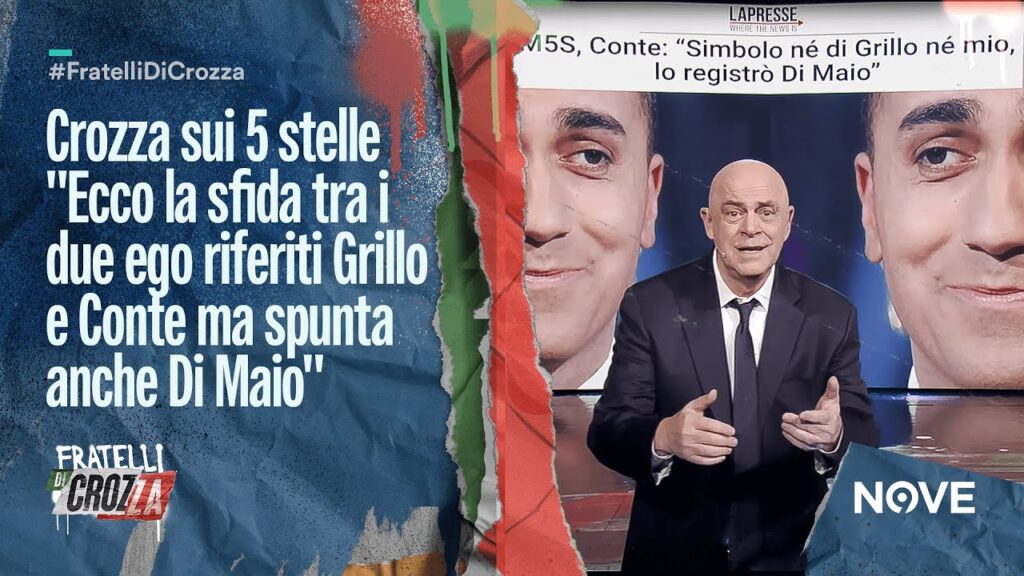 Crozza sui 5 stelle “Ecco la sfida tra i due ego riferiti Grillo e Conte ma spunta anche Di Maio”