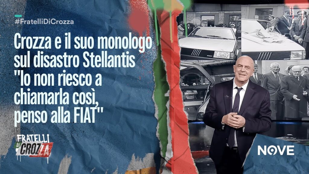 Crozza e il suo monologo sul disastro Stellantis “Io non riesco a chiamarla così penso alla FIAT”