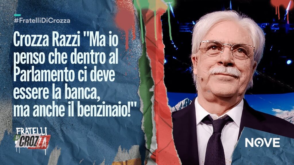 Crozza Razzi “Ma io penso che dentro al Parlamento ci deve essere la banca, ma anche il benzinaio!”