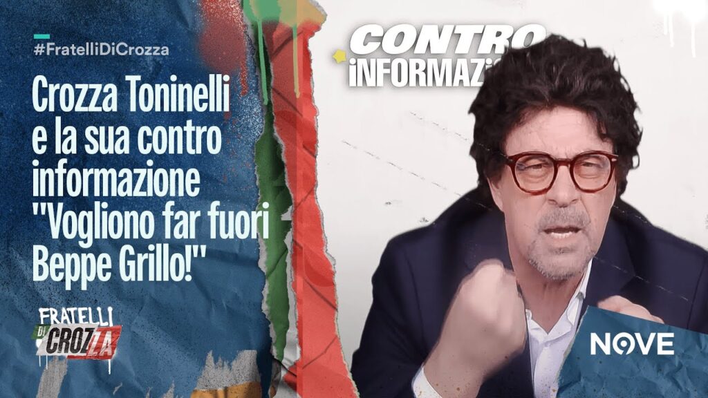 Crozza Toninelli e la sua contro informazione “Vogliono far fuori Beppe Grillo!”