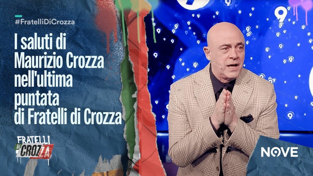 I saluti di Maurizio Crozza nell’ultima puntata di Fratelli di Crozza | 29 novembre