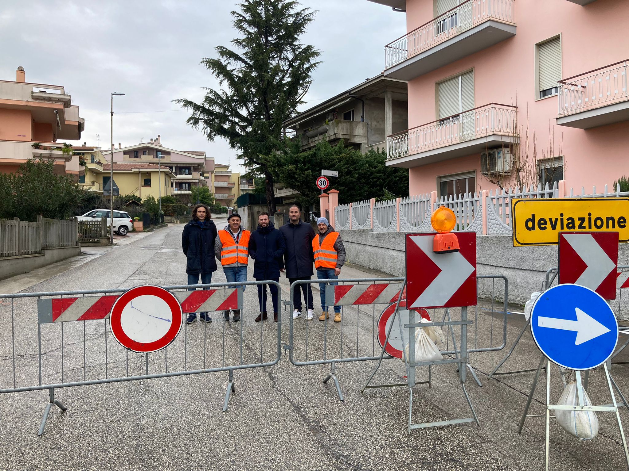 Giulianova: al via i lavori in via Cupa tra asfalto e realizzazione marciapiedi