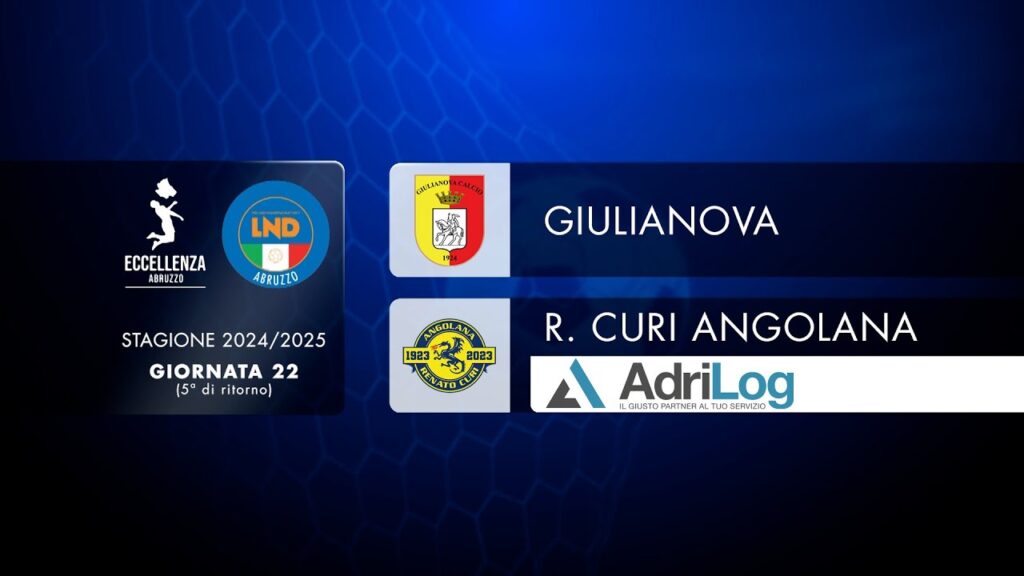 Eccellenza Abruzzo 22° giornata: Giulianova – Renato Curi Angolana  2 – 0